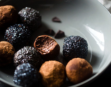 Melting middle truffles